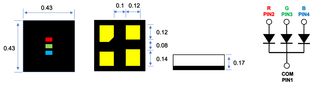 MIPの寸法と回路図